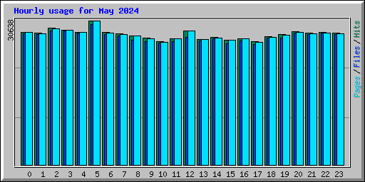 Hourly usage for May 2024